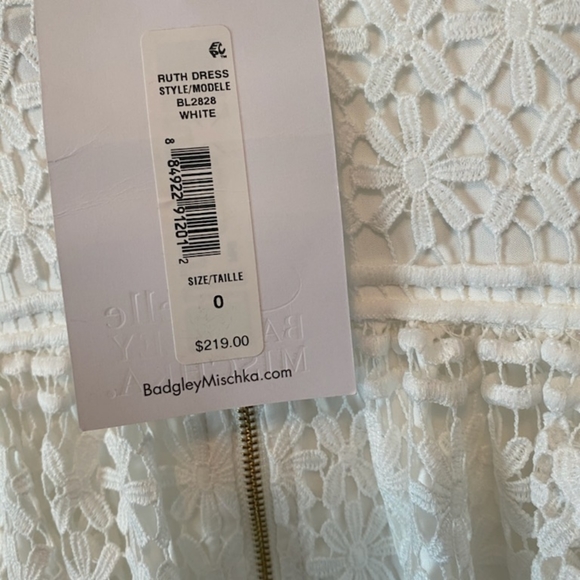 Badgley Mischka white dress - Picture 3 of 3